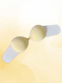 SHEIN Comfortable Breathable Waterproof Sweat-Proof Front Clasp Bra Pasties - Multicolor - View 3