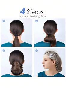 SHEIN Thick Large Multifunctional Transparent Hair Shower Cap, Waterproof Hair Protection Cap For Daily Use, Outdoor, Hotel, Travel, Essential Hair - transparent - View 7