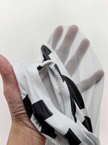 Amplova 性感镂空拼接女式迷你连衣裙 - 彩色 - 查看 3