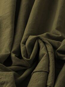 Rusticease Plus Size Women's Solid Color Simple Daily Wear Sleeveless Summer Dress