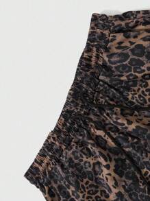 ROMWE MEN Street Life 2 件男士标语印花休闲短裤，适合春夏季 - 黑色 - 查看 6