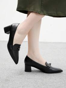 CUCCOO BIZCHIC Women's Fashionable High Heel Pumps For Commuting And Daily Wear - Black - View 3