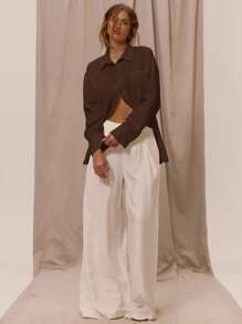 MUSERA Camisa de manga larga para vacaciones, elegante ropa de playa bohemia, romántica, de Ibiza, mineral, oversize, para aeropuerto, playa, Navidad, otoño, invierno, elegante