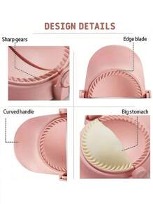 SHEIN Khuôn làm bánh bao 3 chiếc, Máy làm bánh bao 3 kích cỡ, Máy làm vỏ bánh bao thủ công, Con lăn nhồi thịt, Đồ dùng nhà bếp, Phụ kiện nhà bếp - Nhiều màu - Xem 5