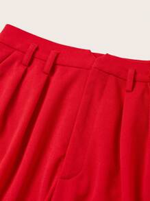 Amorya 女士高腰斜口袋西装裤春季女裤秋冬