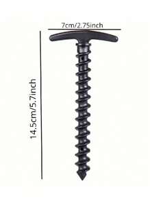 2/4/5/6/8/10PCS 连接螺丝桩，适用于露营和徒步旅行 - 耐日晒和腐蚀，易于使用的登山钉，符合人体工程学的手柄，非常适合徒步旅行、天篷和户外帐篷，户外支架固定