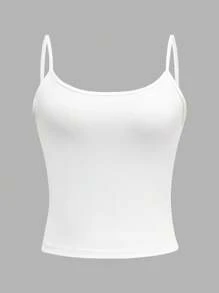 SHEIN EZwear Set de 4 piezas de camisetas cortas casuales para mujer, versátil para uso diario