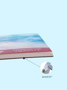 SHEIN Xin Bowen 300GSM Giấy màu nước dễ xé, giấy cotton, không axit, ép lạnh, dành cho nghệ sĩ, sách vẽ tranh - Bộ - Xem 4