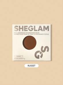 SHEGLAM Full Coverage Foundation Balm Sample-Russet Long Lasting Flawless Moisturizing Foundation Oil-Control Color Corrector Concealer Pore-Less Cover Blemish Non-Greasy Non-Caking Smoother-Looking Cream Foundation - Russet - View 1