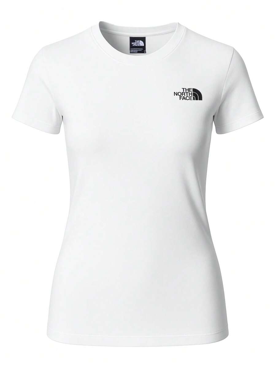 The North Face W SS BOX NSE SLIM TEE - Black and White - View 1