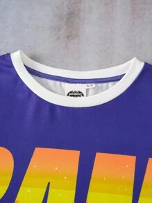 Batwheels X SHEIN Tween Boy Casual Street Style Racing Car & Slogan Graphic Checkered Long Sleeve T-Shirt, Spring/Autumn Cars Shirt For Boys Race Car Clothes Boys Full Sleeve T Shirts Cartoon