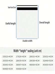 30个新材料粉色感谢普通袋，现代运输多用途防水袋，办公室，学校服装包装电子商务物流快递包装袋自粘袋防水袋粉色，毕业季教师礼物，趣味礼物婚礼季包装礼品袋生日派对团队包装。适用于办公室装饰办公用品 - 粉色 - 查看 4