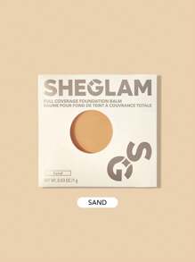 SHEGLAM 全遮瑕粉底霜 Sample-Sand 持久無瑕保濕粉底液 控油 色彩校正 遮瑕膏 無毛孔 遮瑕 不油膩 不結塊 更柔滑的粉底霜 - Sand - 查看 1