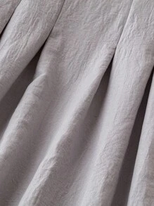 EMERY ROSE Vestido Casual Sin Mangas De Verano De Talla Grande Con Color Sólido - Gris - Ver 4