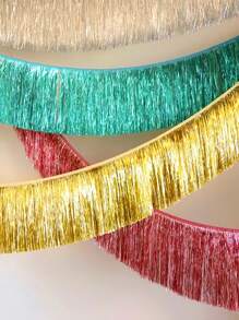 1PC Backdrop Hanging Rain String Curtain Decor Tassel Garland Banner For Weddings Birthdays And OtherCelebrations Festival Celebration Decorations - Multicolor - View 4