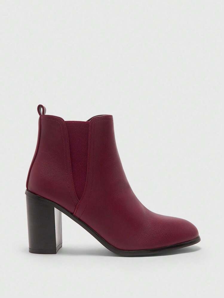 CUCCOO BIZCHIC Women's Fashion Versatile Minimalist High Heel Ankle Boots