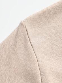Manfinity CityGents Camiseta de manga corta de punto de color contrastante para hombres, verano
