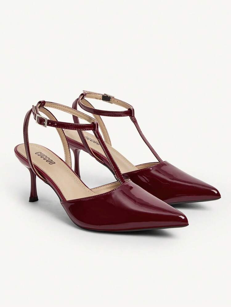 CUCCOO CHICEST Women's Fashionable Silver Elegant Pointed Toe Stilettos