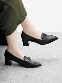 CUCCOO BIZCHIC Women's Fashionable High Heel Pumps For Commuting And Daily Wear - Black - View 1