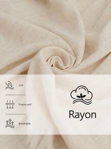 Aalyst 女士法式优雅奢华简约高端休闲度假通勤舒适宽松纯色亚麻 V 领肩部褶皱腰带金属 D 形环长袖衬衫，春/秋/冬 - 杏色 - 查看 4