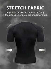 Gym Rark Bộ 3 áo thun thể thao nam với họa tiết nổi bật và chất liệu thoáng khí, thích hợp cho hoạt động thể thao. Áo thun nén nam, áo tập gym, áo tập luyện nam, áo nén Halloween nam, chất liệu nhẹ. - màu đen - Xem 2