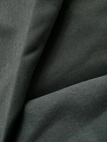 DAZY 女式系带休闲短款风衣女式夹克，秋季女装 - 深灰色 - 查看 7