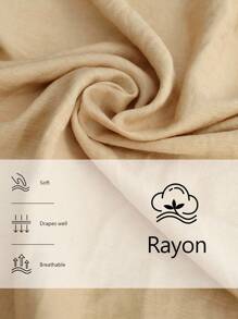 Aalyst Women's Solid Color Long Sleeve Single-Breasted Side Tie Waist Casual Shirt