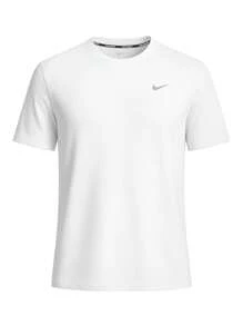 Nike 男式 Dri-Fit UV 圆领短袖休闲 T 恤