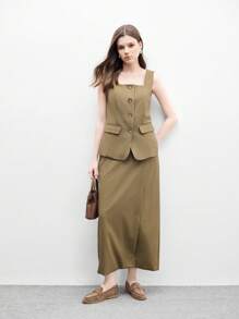 CUCCOO BIZCHIC 女士时尚驼色绒面革舒适休闲乐福鞋，适合通勤、户外、购物、工作、日常穿着