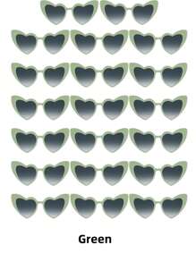 20 副派对眼镜，复古心形眼镜，女士单筒望远镜，适合派对、婚礼派对、母亲节礼物和万圣节派对用品