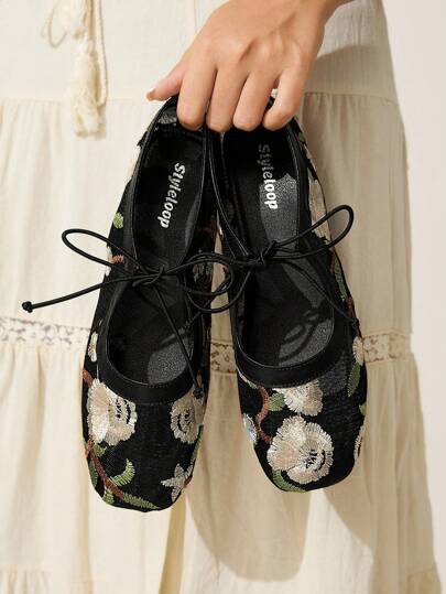 CUCCOO CHICEST 女士圆头编织网眼休闲平底一脚蹬鞋，咖啡色，户外度假，简约时尚舒适