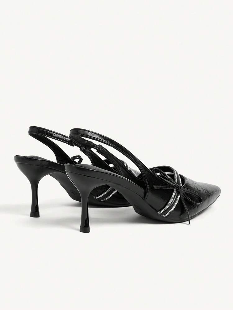 CUCCOO CHICEST Women's Fashionable Silver Elegant Pointed Toe Stilettos