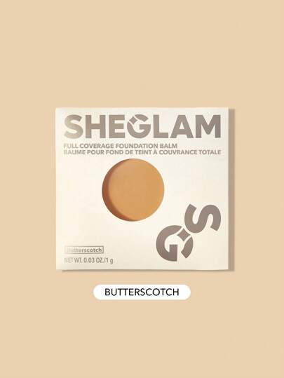 SHEGLAM 全遮瑕粉底霜樣品-奶油色持久無瑕保濕粉底控油色彩校正遮瑕膏無毛孔遮瑕不油膩不結塊更光滑的乳霜粉底粉底 品牌 美容 化妝 化妝品 適合女性與女孩 完美搭配夏季春季 Y2K 時尚 流行 生日 母親節禮物 假期 派對準備就緒 最佳顏色