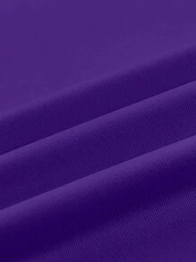 Rick and Morty X SHEIN Men's Cartoon Figure Graphic Purple Hoodie Sweatshirt - White - View 7