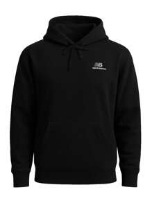 New Balance Uni-Ssentials French Terry Hoodie - BLACK (001) - Black - View 1
