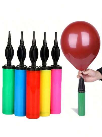 1pc/Set Balloon Inflator, Hand Pump, Portable Foot Pump, Balloon Air Blower, Suitable For Birthday Party, Celebration, Wedding, Balloon Inflation (Random Color)