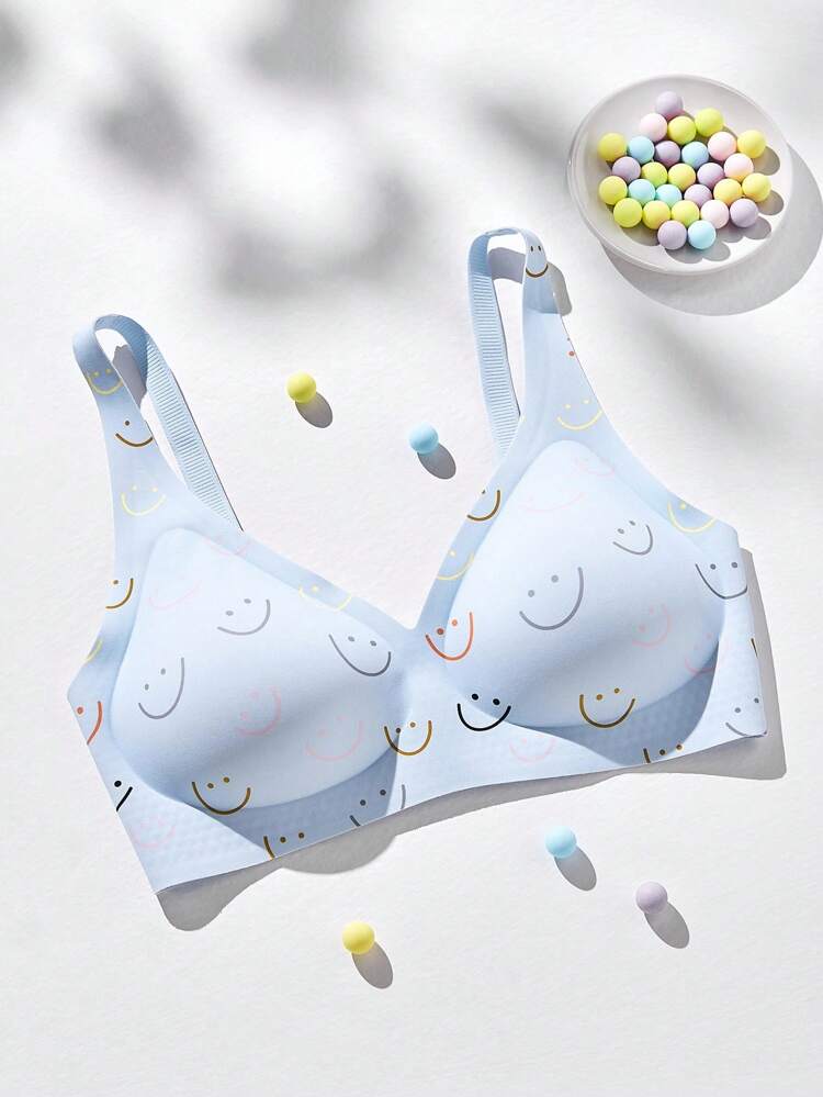 Dream Curve 2ndSkin Wireless Seamless Plunge Lounge Bra
