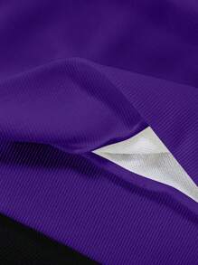 Rick and Morty X SHEIN Men's Cartoon Figure Graphic Purple Hoodie Sweatshirt - White - View 6