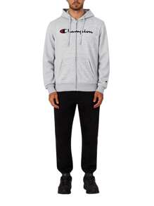 Champion Men Zip-Up Hoodies - Grey - View 3