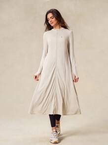 OutZeal Damska kurtka przeciwsłoneczna z filtrem UV UPF50+, szybkoschnąca, dopasowana, długa, outdoorowa, z maską, na co dzień, na co dzień - Kolor khaki - Zobacz 8