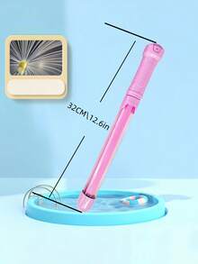 Zazumi 1Pc 32cm Long Multi Nozzle Water Gun With Pull Out Sprayer Super Soaker Water Cannon Summer Fun Water Jet Toy For Outdoor Pool Beach Party Game Multi Color Splash Battle Toy Water Blaster