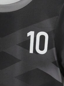 2pcs/Set Young Boy's Summer Fitness, Running, Outdoor Sports, Casual Soccer Training Outfit, Back To School Season