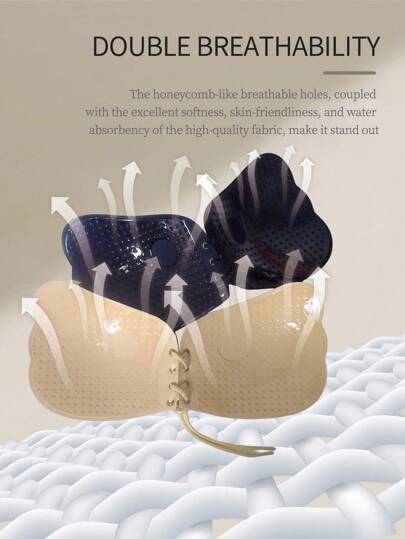 SHEIN 2 piezas Pezoneras de diosa Lala para mujer, transpirables y cómodas