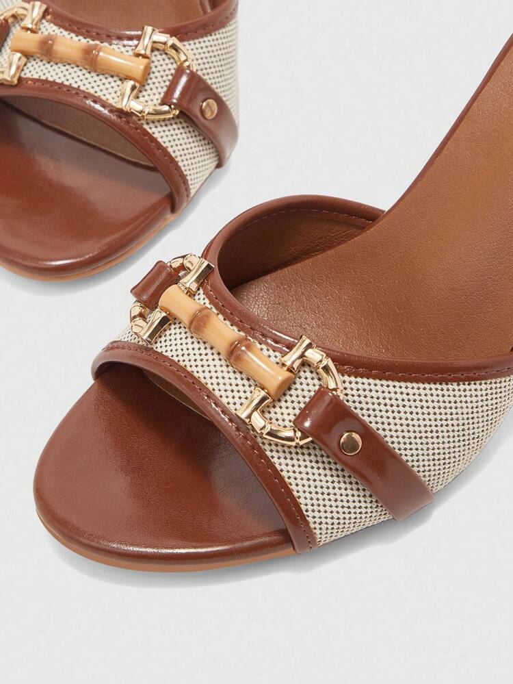 CUCCOO BIZCHIC Women's Fashionable Elegant Commuter High Heel Sandals For Christmas Spring Shoes Summer Shoes