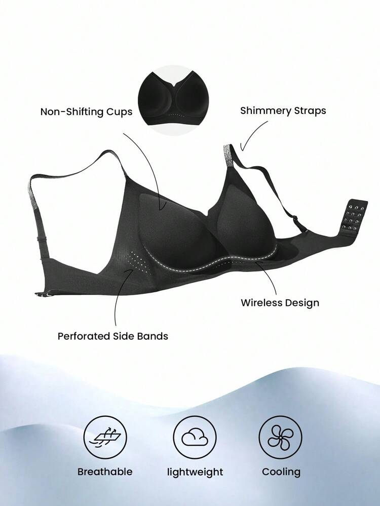 Dream Curve Air Wireless Breathable Plunge Bra