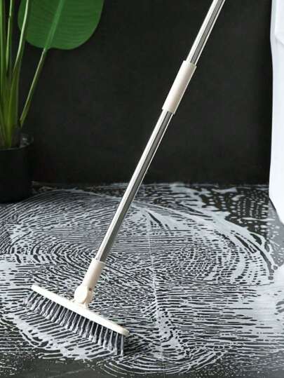 SHEIN 1 st långskaftad golvborste hård borst rengöringsverktyg för kakelglipor hörn badrum toalett kök djuprengöring heminredningsartiklar mors dag-present inflyttningspresent
