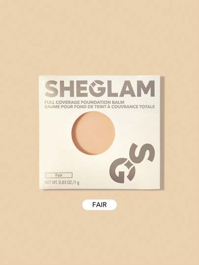 SHEGLAM 全遮瑕粉底霜 Sample-Fair 持久無瑕保濕粉底液 控油 色彩校正 遮瑕膏 無毛孔 遮瑕 不油膩 不結塊 更柔滑的粉底霜 品牌 美容 化妝 化妝品 適合女性與女孩 完美搭配冬季春季 Y2K 時尚 流行 生日禮物 假期 派對準備就緒 最佳顏色