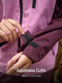 In My Nature Chaqueta cortavientos con capucha y bloques de color para mujer, chaquetas con capucha, chaquetas con bloques de color rosa y marrón, chaquetas con contraste de color, chaquetas casuales con cremallera frontal, chaquetas cortavientos para exteriores, chaquetas casuales para exteriores, chaquetas para senderismo, chaquetas casuales para mujer, chaquetas para correr, chaquetas para senderismo para mujer, chaquetas de activewear, abrigos de otoño e invierno, chaquetas abrigadas, chaquetas para senderismo al aire libre, chaquetas transpirables, chaquetas versátiles, chaquetas para senderismo al aire libre con bolsillos, chaquetas gruesas MANTENER CALIENTE, chaquetas de softshell, chaquetas impermeables, chaquetas de moda para mujer, impermeables, chaquetas repelentes al agua, chaquetas acolchadas - Rosa - Ver 9