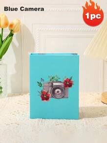 SHEIN 1本6英寸大容量相册。情侣生日礼物，家庭聚会回忆收藏神器，毕业季狂欢礼物。6英寸活页青春相册。仅限婚礼回邮 - 彩色 - 查看 13