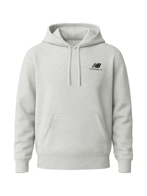 New Balance Uni-Ssentials French Terry Hoodie - SEA SALT HEATHER (124)